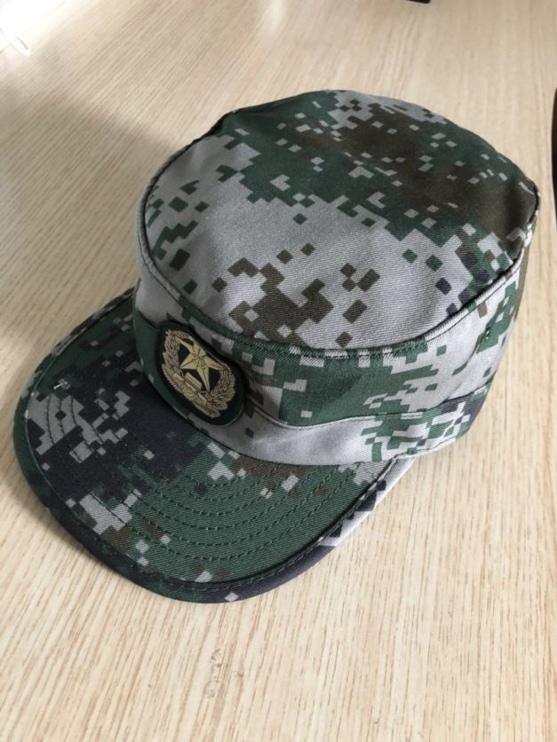 正品07迷彩服帽子军训作训帽林地迷彩帽 JXMCM07